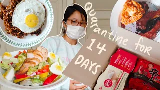 14 day quarantine experience in Korea + food review