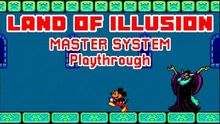 Land of Illusion [1992, Master System] Playthrough ~Streamed 2023.06.20~