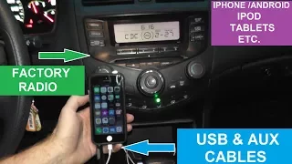 How To Add USB and Aux Inputs To Your Factory Car Radio