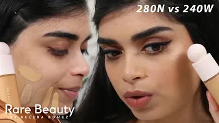 Rare Beauty Foundation Swatches *UPDATED* - Shades 280N & 240W | Medium Indian Skin Tones