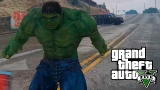 МОД ХАЛКА ГТА 5  GTA 5 Mods HULK! Неуловимый Халк =)