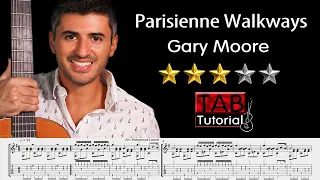 Parisienne Walkways by Gary Moore | Classical Guitar Tutorial + Sheet & Tab