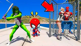 NAMORADAS DO HOMEM ARANHA PRENDERAM ELE EM UMA JAULA no GTA 5