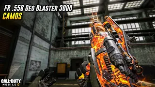 Legendary FR.556 GEO BLASTER 3000 Camos Showcase | Completionist & Seasonal Camouflages | #codmobile