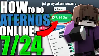 How to Make ATERNOS Server 24/7 ALWAYS ONLINE For FREE ! New METHOD 2022 !