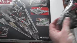 Unboxing Lego Star Wars First Order Star Destroyer #SET 75190
