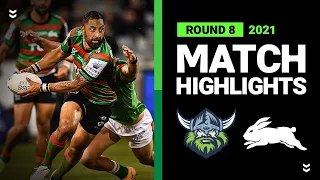 Raiders v Rabbitohs Match Highlights | Round 8, 2021 | Telstra Premiership | NRL