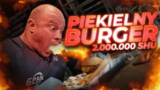 Bestia Piechowiak zjadł najostrzejszego burgera | MOCNA REAKCJA!