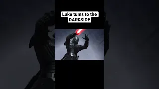 Luke turns to the DARKSIDE #starwars #forceunleashed #jedi #sith #shorts #gaming