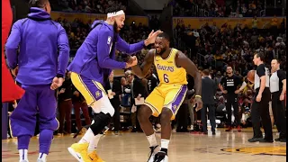 Lance Stephenson’s NASTY Crossover Makes Laker Bench Go Nuts | LAKERS vs. WIZARDS | 3.26.2019