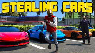 Robbing An Entire Dealership In GTA 5 RP