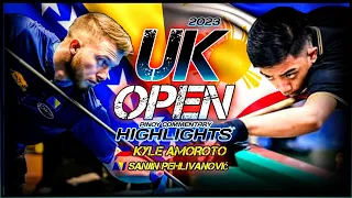 KYLE AMOROTO, SUMABAK SA UK 9-BALL OPEN 2023 | HIGHLIGHTS - PINOY COMMENTARY | HILL MATCH