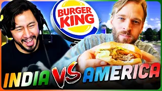 BURGER KING INDIA vs. USA Reaction! | Karl Rock