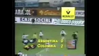Argentina 0 Colombia 5 Partido Completo