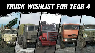 Top 10 Trucks from Mudrunner & Spintires that we need in Snowrunner