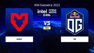 🔴  [ RU ] OG vs MOUZ  BO3 | IEM Katowice 2022