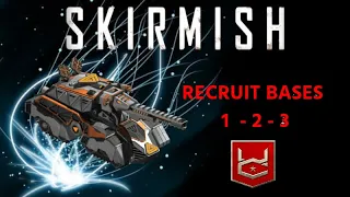 War Commander Skirmish Event Recruit Base 1-2-3  Rubi On Free Repair.