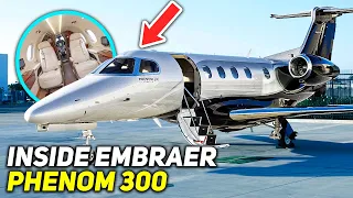 Inside Embraer Phenom 300 Private Jet | Private Jet Tour 2023