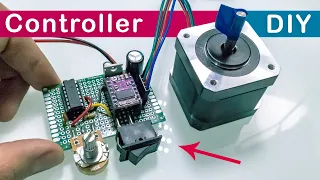 Stepper Motor Controller Without Arduino or Microcontrollers | Simple DIY