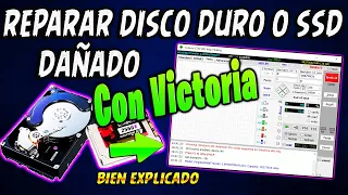 Como REPARAR Disco Duro dañado✅ Externo o Interno | Con Victoria HDD SSD | ACTUALIZADO 2022