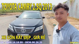 Camry 2.5Q 2013 xe hơn 10 năm mà chất xe vẫn còn quá đẹp , động cơ siêu bền siêu êm giữ giá cực tốt