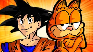 Goku vs Garfield. rap battle. by fightmarker. (BONUS)