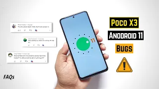 Poco X3 Android 11 Bugs ..FAQs || Poco X3 New Update Bugs || Poco X3 miui 12.0.2.0 Bugs