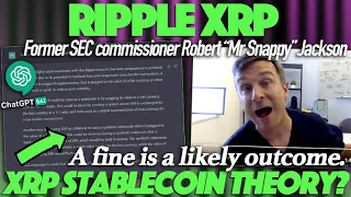 Ripple XRP: Did ChatGPT Just Confirm XRP Stable Theory & Solid Prediction Of Lawsuit Ending In Fine