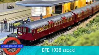 EFE’s NEW 1938 stock tube train for OO gauge.  Review video - London Underground