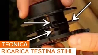 Come Riavvolgere il filo di nylon  sulle Testine Portafilo Stihl