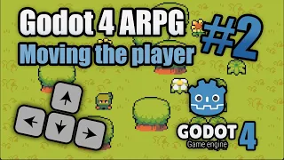 How to make an action RPG in Godot 4 #2: Top-down player movement | tutorial | zelda-like