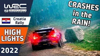 WRC Rally Highlights : WRC Croatia Rally 2022 - Day 1 Morning