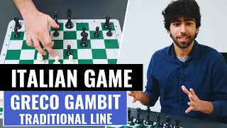 Italian Game | Giuoco Piano | Greco Gambit – Traditional Line | Chess Openings | Alex Astaneh