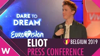 Eliot - "Wake Up" (Belgium 2019) - RTBF Press Conference