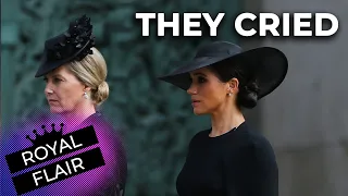 Duchess Meghan and Sophie Mourn Together For The Queen | ROYAL FLAIR