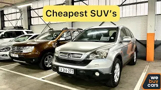 CHEAPEST SUV's Under R100 000 For Sale at Webuycars !!