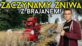 ✔ Zaczynamy ŻNIWA z BRAJANEM! Złamał NOGĘ Na MOTORYNCE? ☆ "Brajan Na Wakacjach" [#11] FS19㋡