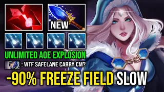 7.35 NEW IMBA CARRY CM 90% Walking Freeze Field Slow First Item Scepter Unlimited Explosion Dota 2