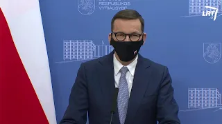 Bendra Lietuvos ir Lenkijos premjerų spaudos konferencija I 2021 05 02