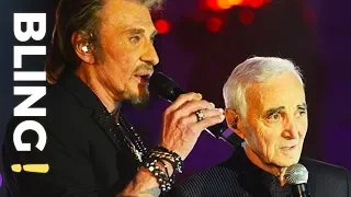 " Ma Vie " de Charles Aznavour en duo avec Johnny Halliday