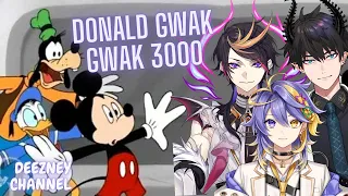 DEEZNEY BOYS Aster, Shu and Ren imitates Mickey, Donald and Goofy (FALL GUYS COLAB)[💫aster arcadia]