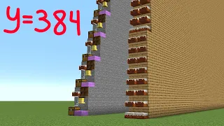 fastet ladder to max height in minecraft