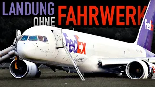 Landung ohne Fahrwerk! FedEx 757 landet auf dem Bauch! AeroNews