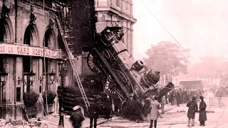 Tragic Train Derailment in Paris (1895)