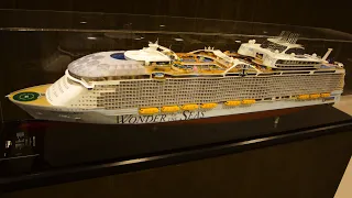 Royal Caribbean's Wonder of the Seas model