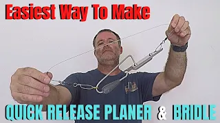 EASIEST WAY how to make a QUICK RELEASE PLANER & BRIDLE