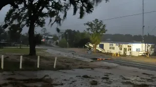 Amazing Time Lapse Of Steinhatchee, FL Storm Surge Destroying Buildings