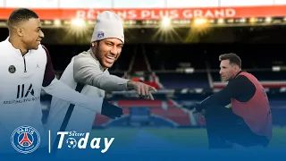 Funny Moments In Training Messi Neymar Mbappe MNM