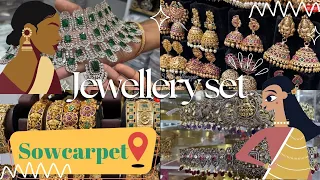 Sowcarpet Bridal Jewellery sets | Rental and Sale | Premium quality jewelry #tamil #sowcarpet #vlog