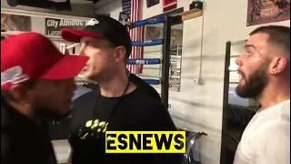 (HEATED) BENAVIDEZ and PLANT BRAWL AT THE GYM | esnews boxing